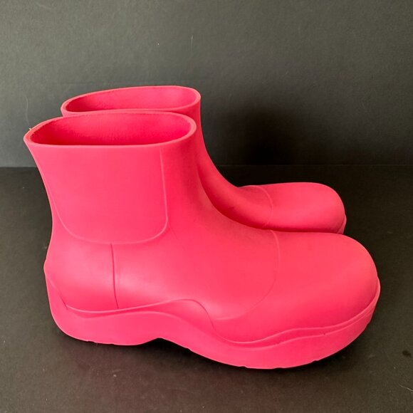 Bottega Venetta Puddle Ankle Boots Pink Size 41 - Picture 3 of 12